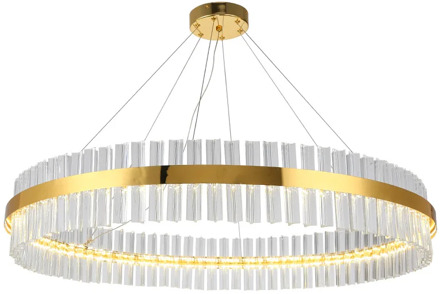 Modern light luxury crystal chandelier lamp simple living room hotel dining room bedroom round/oval lights