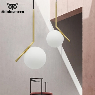 Modern Luxury LED Pendant Lights Iron Glass Metal Pendant Lamp Bedroom Living Room Kitchen Hanging Lamp Home Deco Light Fixtures