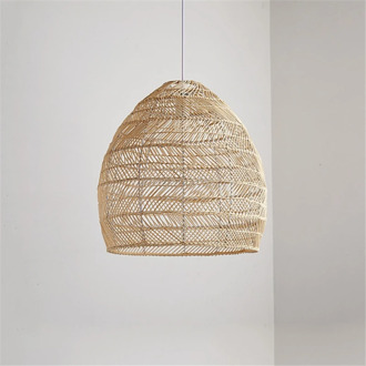 Modern Pastoral Creative Rattan Pendant Lights for Living Room Bedroom Chinese Style Hanging Lamps Home Deco LED Light Fixtures