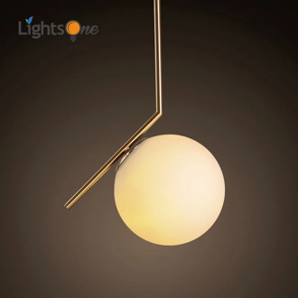 Modern style living room bedroom minimalist restaurant pendant light Nordic clothing decoration glass ball pendant lamp
