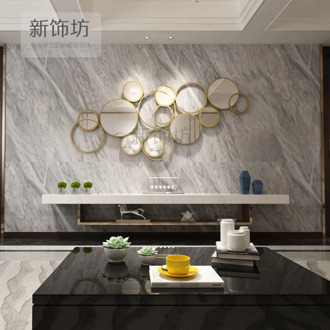 Modern Style Wall Decoration Sitting Room Sofa Background Wall hanging Decorative Hotel Metope Wall mounted Metal Iron Art