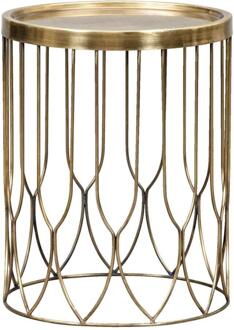 Moderne Bijzettafel Verdi - Messingkleur- 50x40 cm