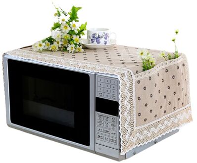 Moderne Eenvoudige Magnetron Cover Stofdicht Katoen Machine Protector Decoratieve Keuken Apparaat Cover 39.3X13.7 Inches