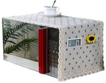 Moderne Eenvoudige Magnetron Cover Stofdicht Katoen Machine Protector Decoratieve Keuken Apparaat Cover 39.3X13.7 Inches