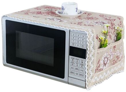 Moderne Eenvoudige Magnetron Cover Stofdicht Katoen Machine Protector Decoratieve Keuken Apparaat Cover 39.3X13.7 Inches