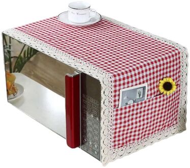 Moderne Eenvoudige Magnetron Cover Stofdicht Katoen Machine Protector Decoratieve Keuken Apparaat Cover B