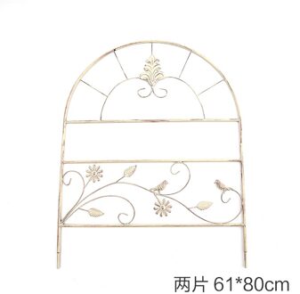 Moderne Eenvoudige Tuin Plant Stand Mode Creatieve Algemene Merchandise Balkon Bloempot Rack Binnenplaats Metalen Hek Beugel 2 stukken of wit