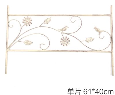 Moderne Eenvoudige Tuin Plant Stand Mode Creatieve Algemene Merchandise Balkon Bloempot Rack Binnenplaats Metalen Hek Beugel single stuk wit