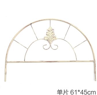 Moderne Eenvoudige Tuin Plant Stand Mode Creatieve Algemene Merchandise Balkon Bloempot Rack Binnenplaats Metalen Hek Beugel single wit ronde