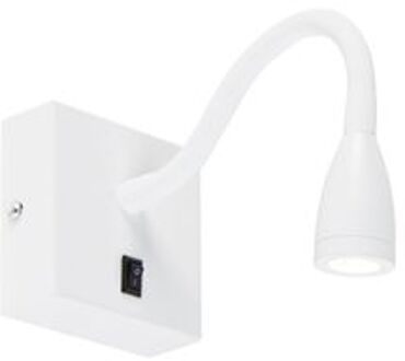 Moderne flexibele wandlamp wit LED - Flex