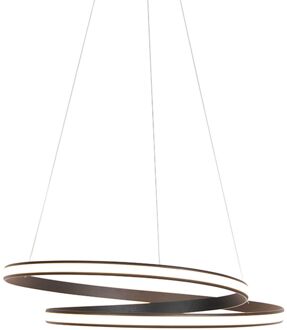 Moderne hanglamp zwart 74 cm incl. LED - Rowan