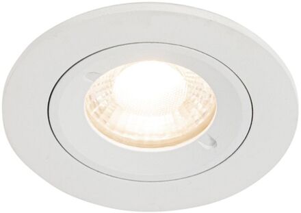 Moderne Inbouwspot Wit Rond Ip44 - Xena Round