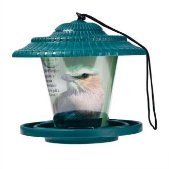 Moderne Opknoping Pavilion Vogel Feeder Plastic Vogel Voedsel Container Outdoor Waterdichte Vogel Feeder Dierbenodigdheden Tuin Decoratie #5