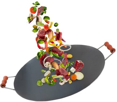 Moderne Otm 30-35-40-50 Cm Dubbelzijdig Haar Roosteren Gözleme Plaat Сковорода Utensílios De Cozinha сковорода С Крышкой Кастрюля 40cm