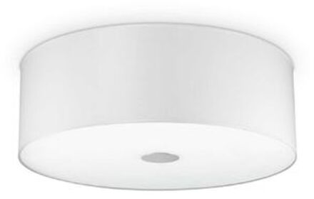 Moderne Plafondlamp - Ideal Lux Woody - Wit - Metaal - E27 - 60w