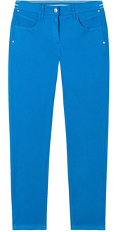 Moderne Slim-Fit Denim Jeans Luisa Cerano , Blue , Dames - XL