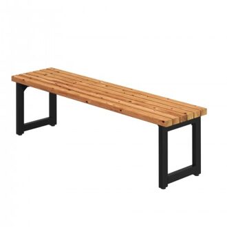 Moderne Tuinbank Trend Living - 150 CM - Thermowood® Black