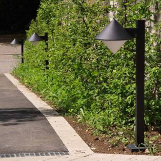Moderne tuinpadverlichting 202 S zwart