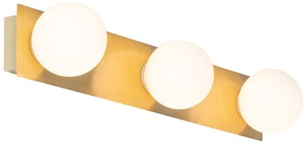 Moderne Wandlamp Goud 48 Cm Ip44 3-lichts - Cederic