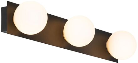 Moderne Wandlamp Zwart 48 Cm Ip44 3-lichts - Cederic