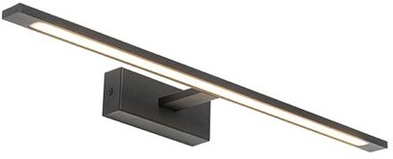 Moderne wandlamp zwart 62 cm incl. LED IP44 - Jerre