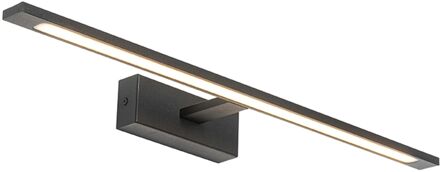 Moderne wandlamp zwart 62 cm incl. LED IP44 - Jerre