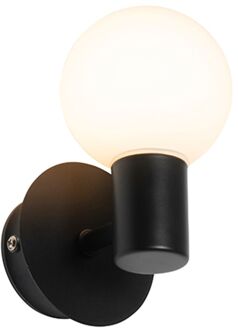 Moderne Wandlamp Zwart Ip44 - Cederic Up