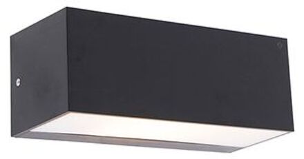 Moderne wandlamp zwart IP65 - Houks