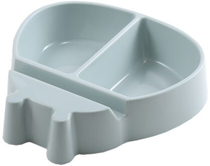 Moderne Woonkamer Creatieve Vorm Lui Snack Kom Plastic Dubbele Lagen Opbergdoos Telefoon Houder Fruit Zaden Plaat Kom Blauw