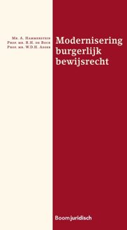 Modernisering burgerlijk bewijsrecht - eBook A. Hammerstein (9462747288)