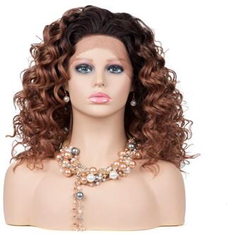 Modetrends Krullend Synthetische Haarkant Hoge Dichtheid Haar Pruiken Voor Vrouwen 2730