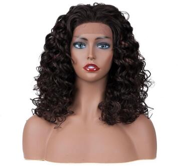 Modetrends Krullend Synthetische Haarkant Hoge Dichtheid Haar Pruiken Voor Vrouwen F4-30