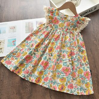 Modieuze Baby Meisje Zomer Jurk Bloemen Boho Baby Meisje Prinses Jurk Voor Baby Meisje En Meisje 4T