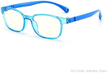 Modieuze Bril Kids Blauw Licht Anti Glare Filter Kinderen Brillen Meisje Jongen Optische Frame Blokkeren Clear Lenzen M24 21