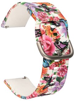 Modieuze en kleurrijke Vervanging Zachte Siliconen Sport Wrist Band Strap Voor Samsung Galaxy Horloge 42mm/Actieve 40mm voor