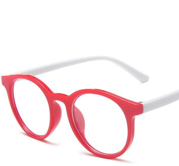 Modieuze Kinderen Anti Blauw Licht Bril Dazzle Kleur Platte Lens Meisjes En Jongens Leesbril Computer Telefoon Bril T2