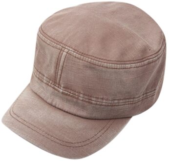 Modieuze Mannen En Vrouwen Water-Gewassen Flat-Top Hoed Emmer Hoed Vrouwen Gorras Para Hombre Masculino sombrero koffie