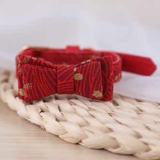 Modieuze Pet Kat Kraag Huisdier Accessoires Verstelbare Pu Flanel Huisdier Kraag Strik Huisdier Accessoires Decoratie