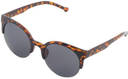 Modieuze Unisex Classic Ronde Vorm Cirkel Frame Semi-Randloze Zonnebril Eyewear Outdoor Mannen Vrouwen Zonnebril