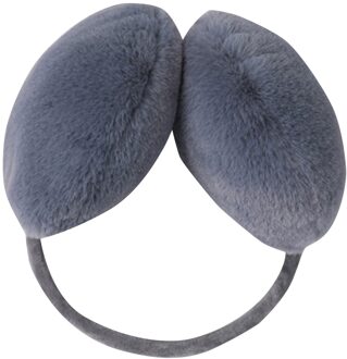 Modieuze Winter Oorbeschermers Vrouwen Leuke Effen Kleur Oorbeschermers Dames Pluche Warme Comfortabele En Zachte Oorbeschermers Наушники grijs