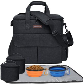 Modoker Huisdier Zak Uit Draagbare Een Schouder Tas Huisdier Handtas Opvouwbare Hond Dag Kat Tas Meerdere Zakken Zwart