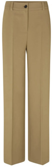 MODSTROM Beige Gale Wijde Pijp Broek Modström , Beige , Dames - S