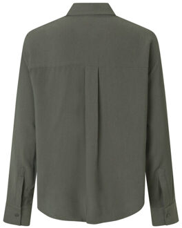 MODSTROM Blouse lange mouw 58838 sebastian Grijs