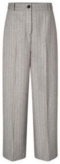 MODSTROM Meridamd pants krijtstreep Grijs - S