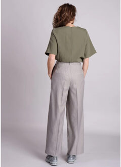 MODSTROM Meridamd pants krijtstreep Grijs - XS