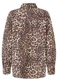 MODSTROM Moodmd blouse luipaard Bruin