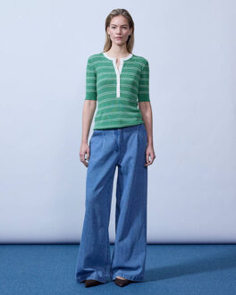 MODSTROM Pullover korte mouw 58601 pacific Groen - L