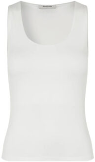 MODSTROM Te basic duurzame top hima Wit - L