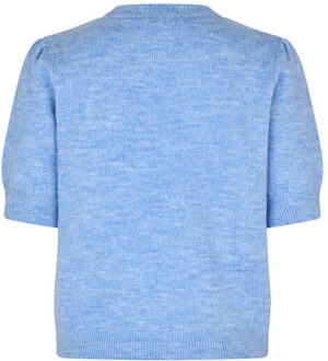 MODSTROM Top korte mouw 59059 uzzi - maat S Blauw