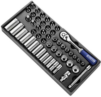 Module met Doppen en Hulpstukken | 3/8" Metrische Maten | 50 Stuks - E031821